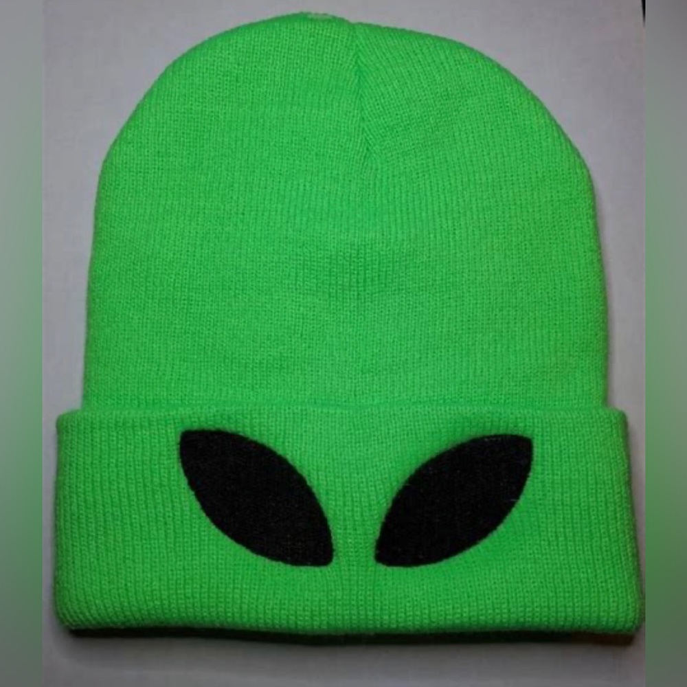 Alien UFO Adult Beanie - one size